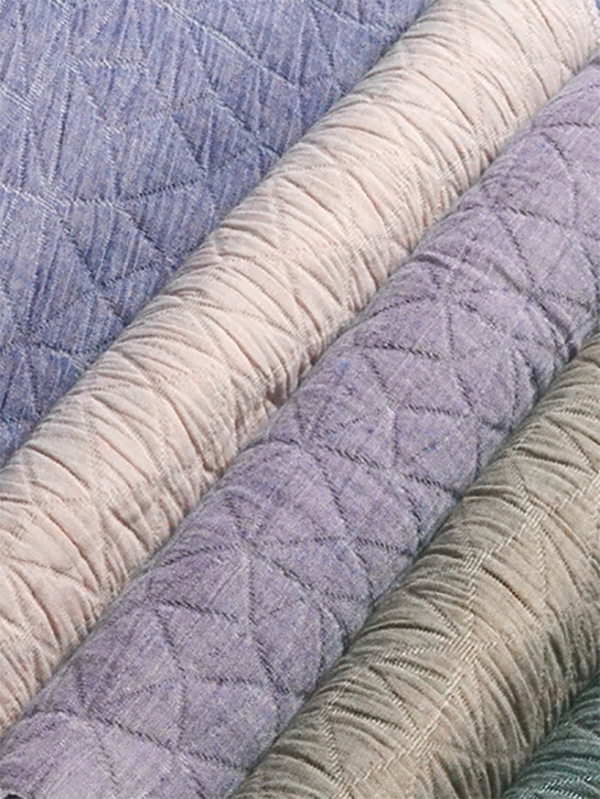 Irregulares triangulares polyester bombacio jacquard fabricae